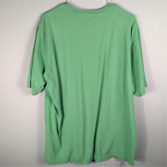 Masters Golf T-Shirt L Green Pocket Tee Augusta National Logo 100% Cotton Men’s - Picture 5 of 5